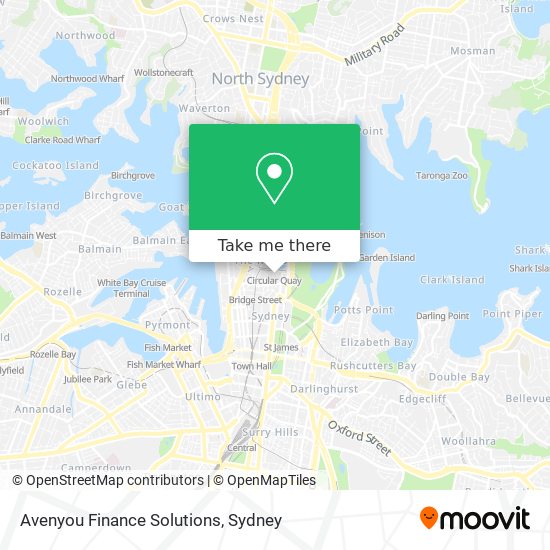 Mapa Avenyou Finance Solutions