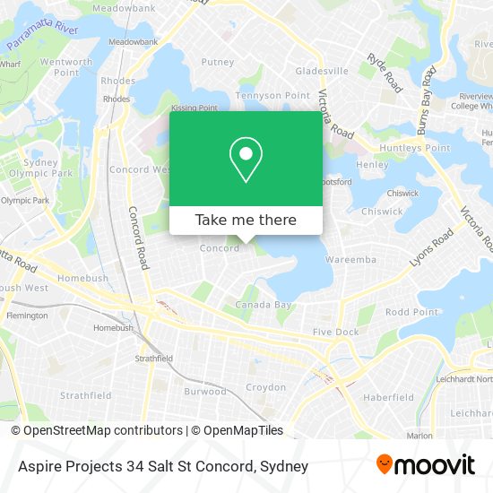 Aspire Projects 34 Salt St Concord map