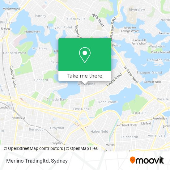 Merlino Tradingltd map