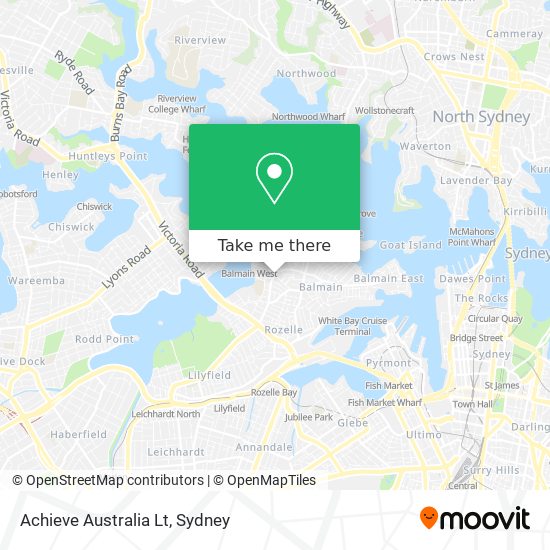 Achieve Australia Lt map