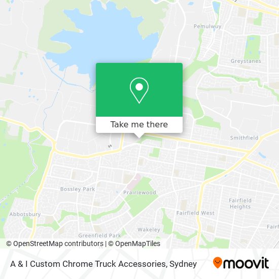 A & I Custom Chrome Truck Accessories map