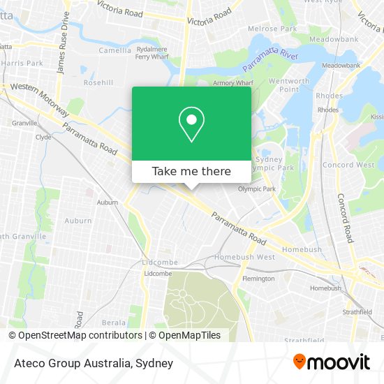 Ateco Group Australia map