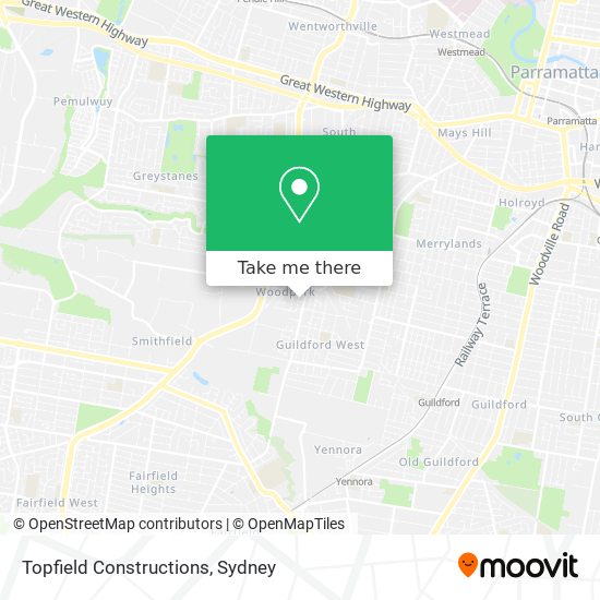 Topfield Constructions map