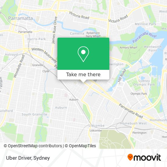 Uber Driver map