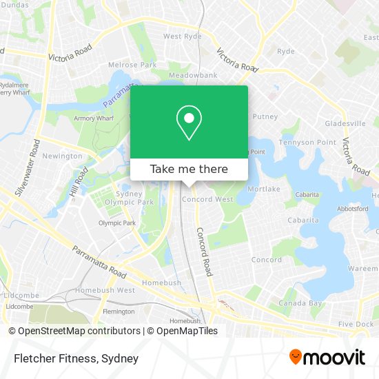 Fletcher Fitness map