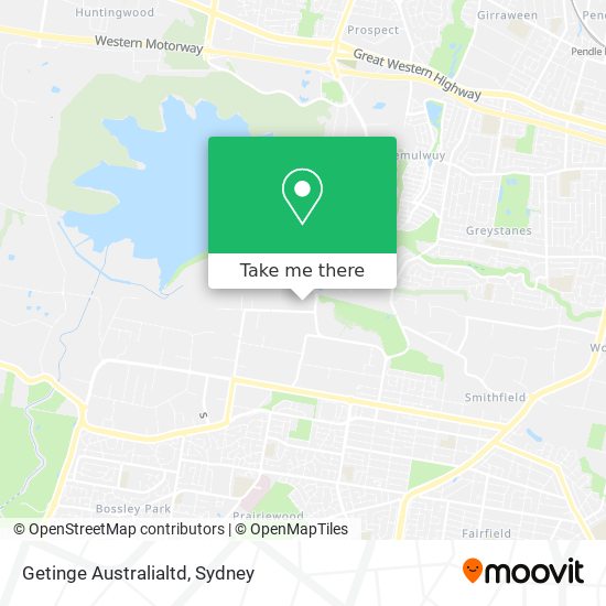 Getinge Australialtd map