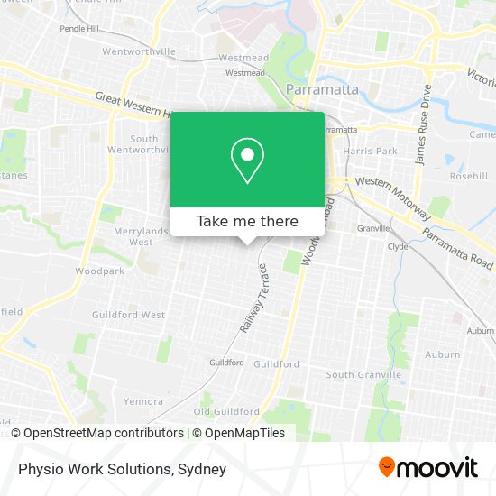 Physio Work Solutions map