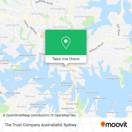 The Trust Company Australialtd map