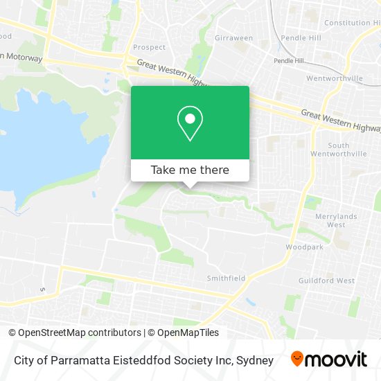 City of Parramatta Eisteddfod Society Inc map