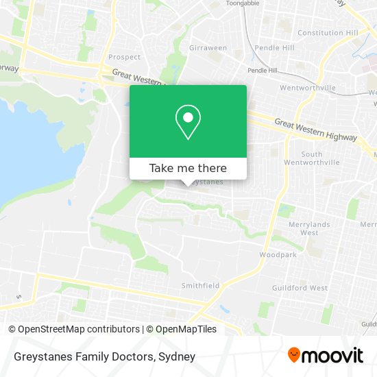 Greystanes Family Doctors map