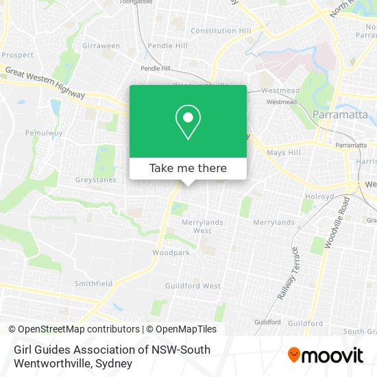 Girl Guides Association of NSW-South Wentworthville map