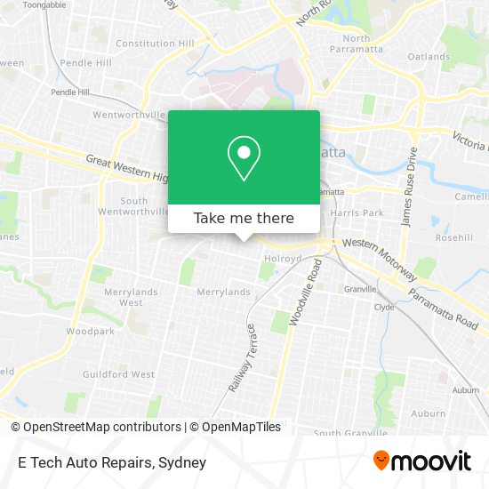 E Tech Auto Repairs map