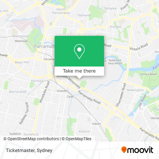 Ticketmaster map