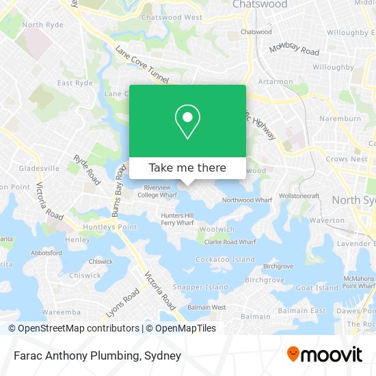 Farac Anthony Plumbing map