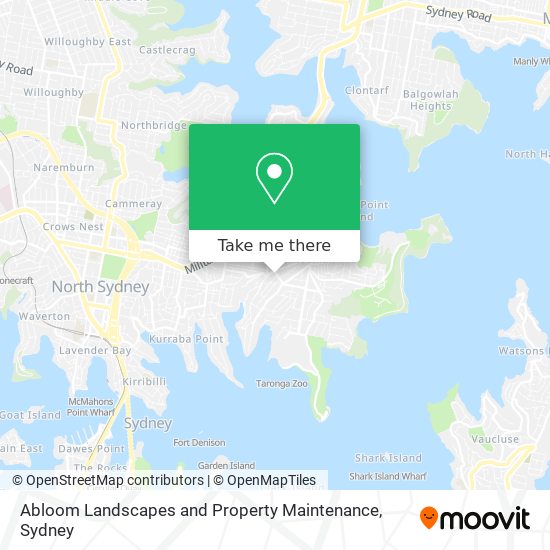 Abloom Landscapes and Property Maintenance map