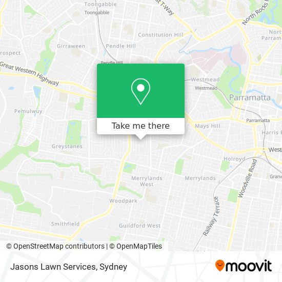 Jasons Lawn Services map