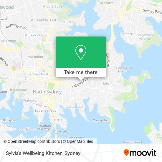 Sylvia's Wellbeing Kitchen map