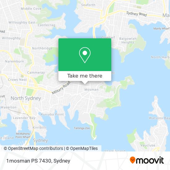 Mapa 1mosman PS 7430