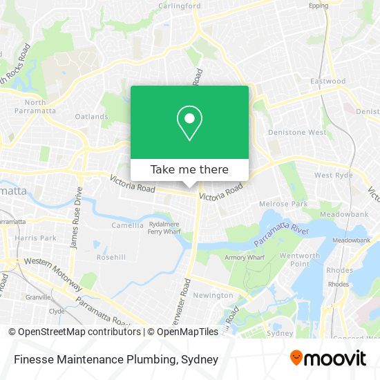 Finesse Maintenance Plumbing map