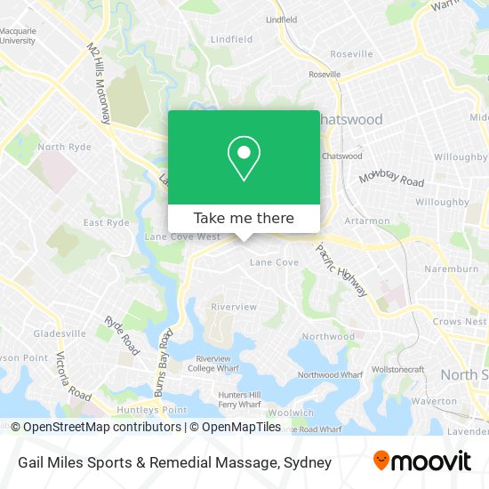 Gail Miles Sports & Remedial Massage map