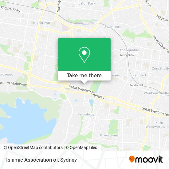 Islamic Association of map