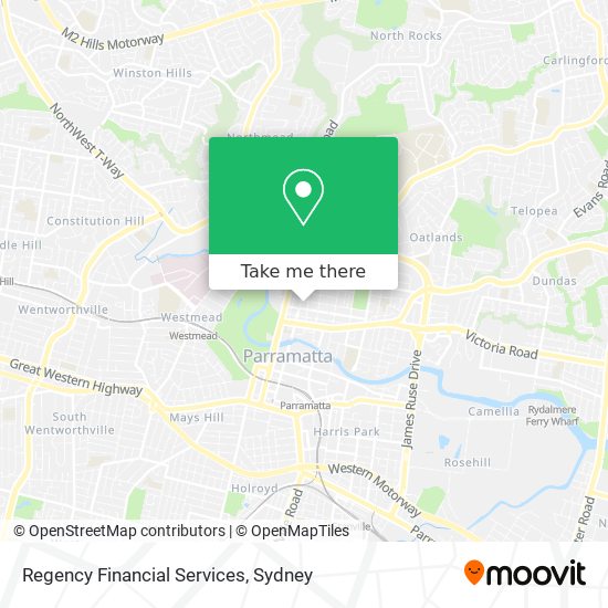 Regency Financial Services map