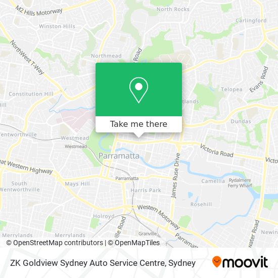 ZK Goldview Sydney Auto Service Centre map