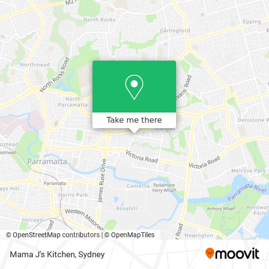 Mama J's Kitchen map