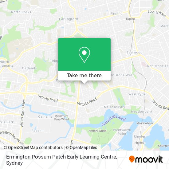 Ermington Possum Patch Early Learning Centre map