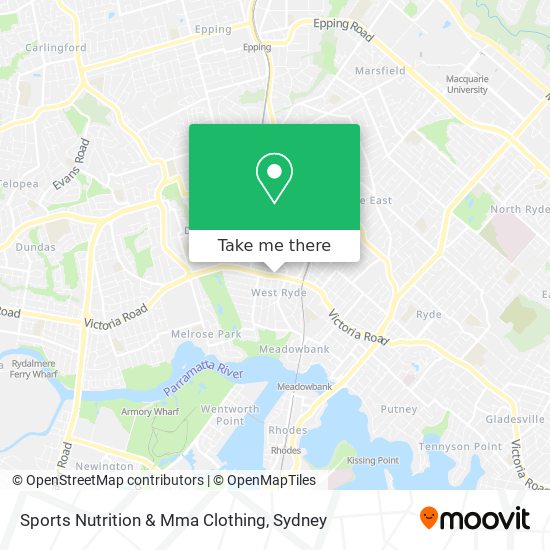 Sports Nutrition & Mma Clothing map