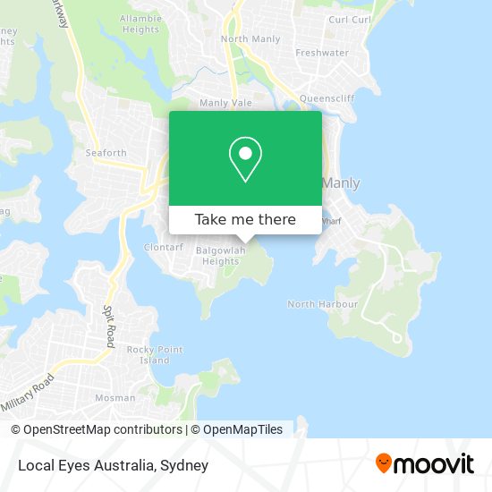 Local Eyes Australia map