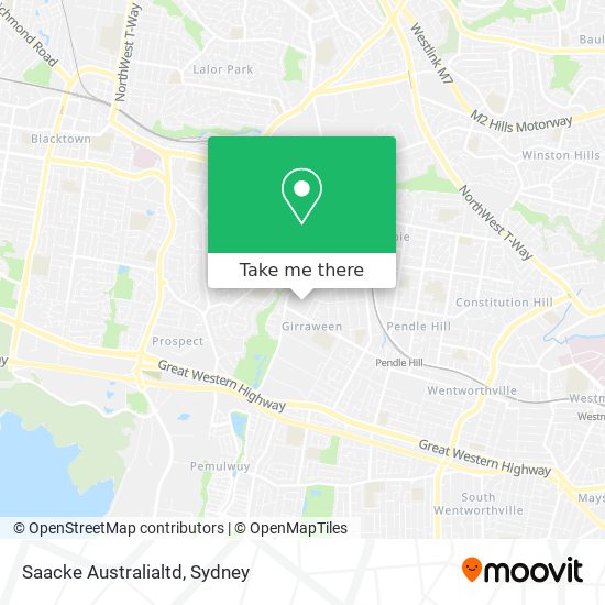 Saacke Australialtd map