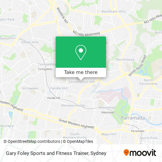 Gary Foley Sports and Fitness Trainer map