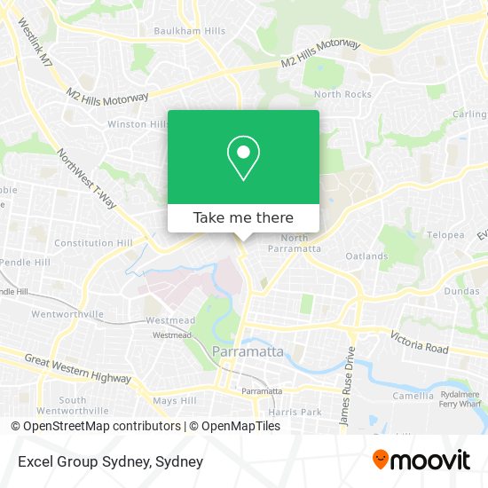 Excel Group Sydney map