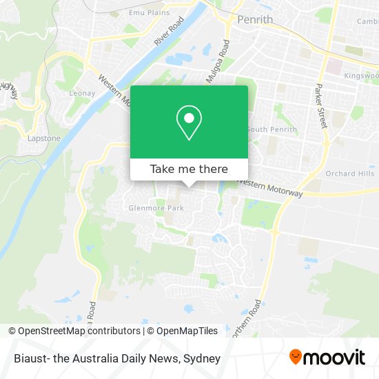 Mapa Biaust- the Australia Daily News