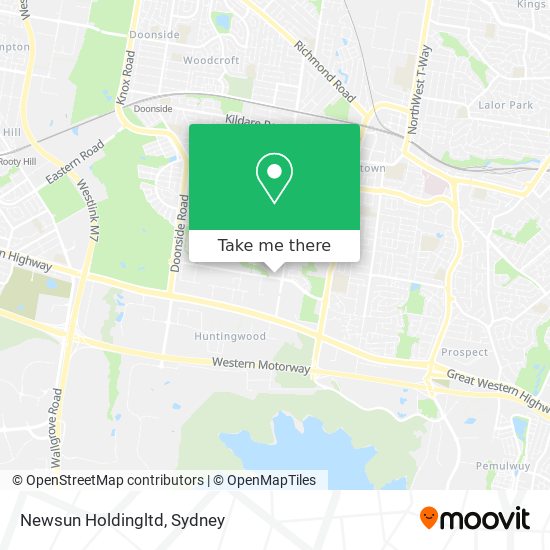 Newsun Holdingltd map