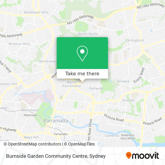 Mapa Burnside Garden Community Centre