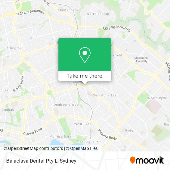 Balaclava Dental Pty L map