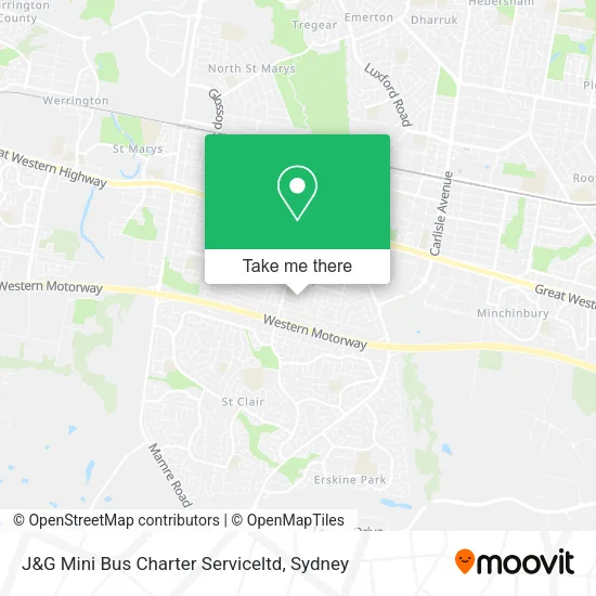 J&G Mini Bus Charter Serviceltd map