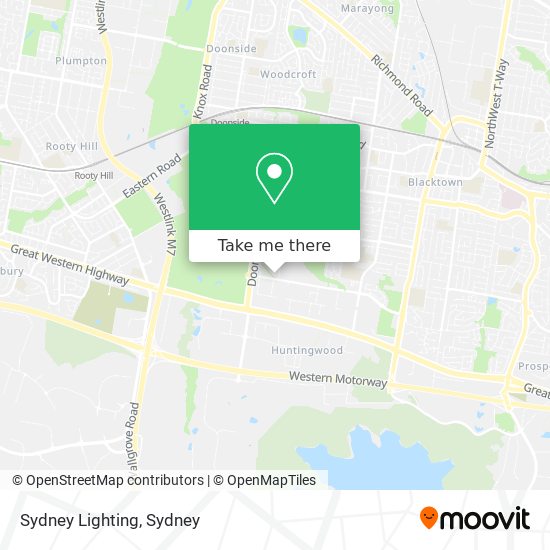 Mapa Sydney Lighting