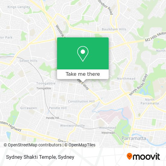 Sydney Shakti Temple map