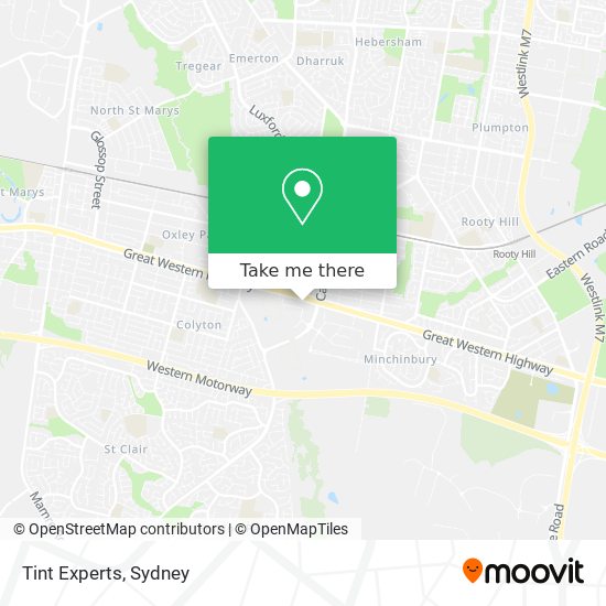 Tint Experts map