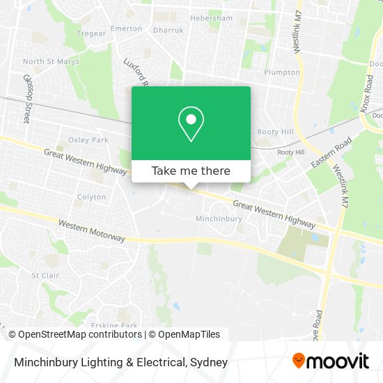 Mapa Minchinbury Lighting & Electrical