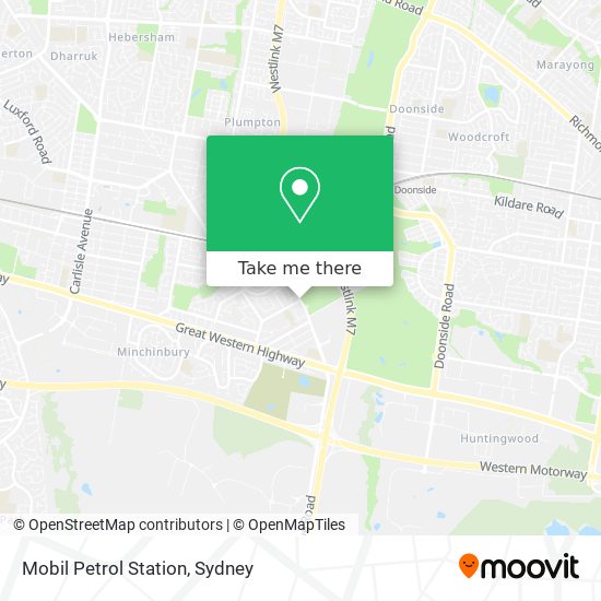 Mobil Petrol Station map