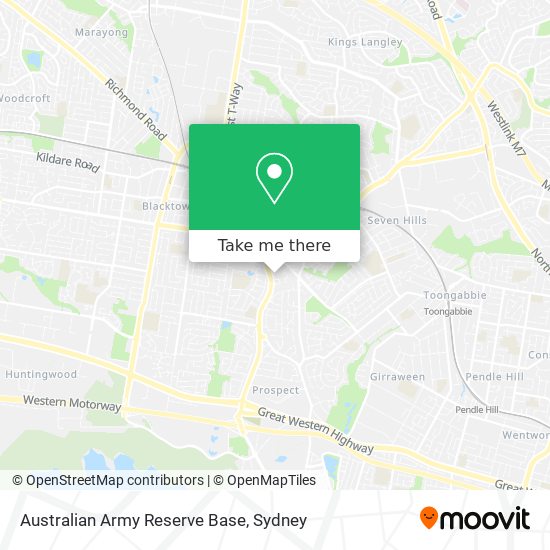 Australian Army Reserve Base map