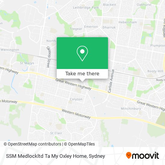 SSM Medlockltd Ta My Oxley Home map