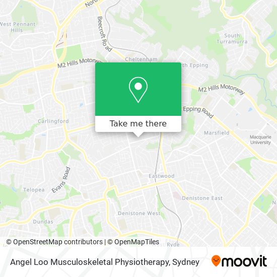 Angel Loo Musculoskeletal Physiotherapy map