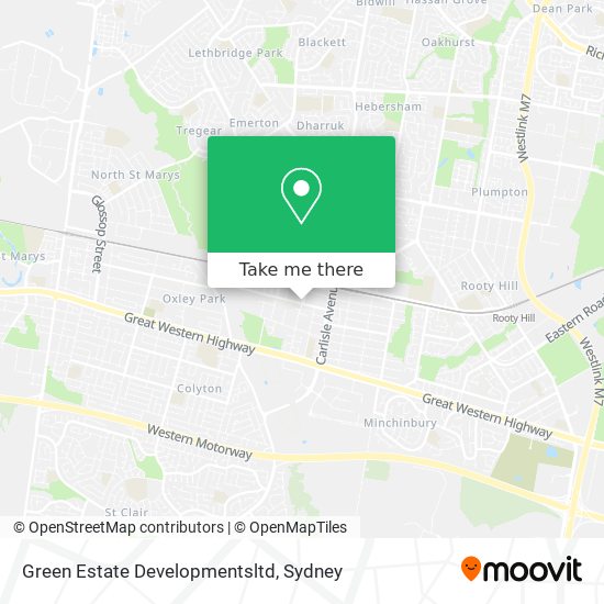 Green Estate Developmentsltd map