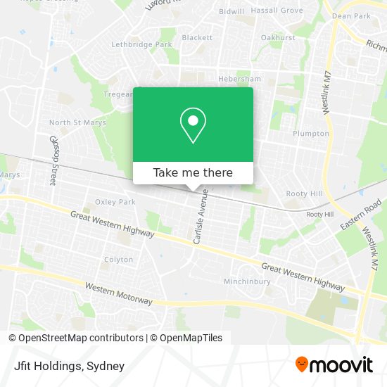 Jfit Holdings map