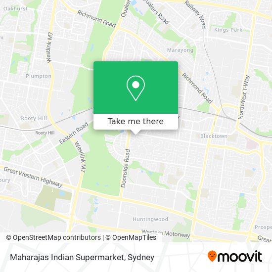 Maharajas Indian Supermarket map